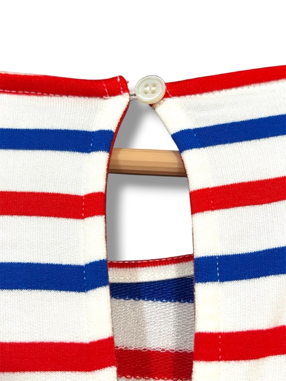 Lou & Grey Patriot Romper with Red & Blue Stripes - Picture 4 of 5